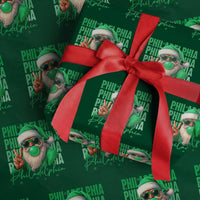 Philadelphia Football Christmas Wrapping Paper Roll Santa Retro Philly Fan - Wonder Print Shop