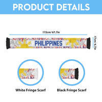 Philippines Flag Day Soccer Scarf Filipino Feather Pattern