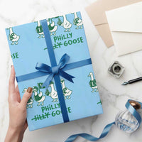 Philly Goose Wrapping Paper Roll Funny Philadelphia Football Fan Gear Silly Gooses - Wonder Print Shop