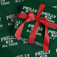 Philly Vs All Youse Wrapping Paper Roll Vintage Funny Philadelphia Slang