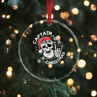 Pirate Xmas Crystal Glass Ornament Skull Skeleton Lights Pirates Caribbean Cruise TS10