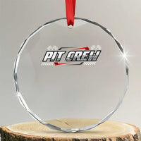Pit Crew Crystal Glass Ornament Race Car Family Racing Birthday Parties TS10