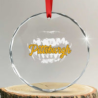Pittsburgh Crystal Glass Ornament Streetwear Steel City Pride - Wonder Print Shop