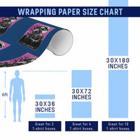 Plague Doctor Tarot Card Wrapping Paper Roll Mysterious Horror Death Occult Satanic - Wonder Print Shop