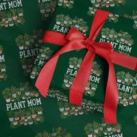 Plant Mom Wrapping Paper Roll Funny Plant Lady Mama Floral Garden