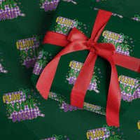 Play Some Boosie Mardi Gras Wrapping Paper Roll Funny Fat Tuesday Coquette Louisiana Carnival