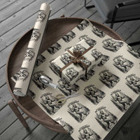 Please Save My Hideout Wrapping Paper Roll Bigfoot Forest Protector