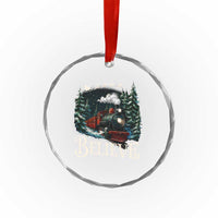 Polar Express Crystal Glass Ornament Christmas Believe TS10