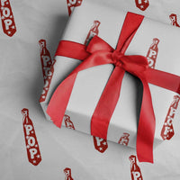 Pop Tie Star Dad Music Lover Fathers Day Wrapping Paper Roll