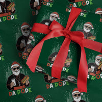Pope Leo XIV Christmas Wrapping Paper Roll Cardinal Robert Prevost Santa Chicago - Wonder Print Shop