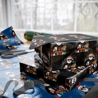 Pope Leo XIV Christmas Wrapping Paper Roll Cardinal Robert Prevost Santa Chicago - Wonder Print Shop