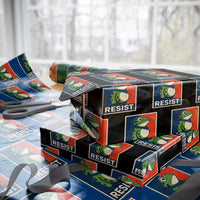 Portland 2025 Protest Wrapping Paper Roll Frog Resist Against Pepper Spray - Wonder Print Shop