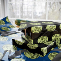 Portland Frog Brigade Wrapping Paper Roll Peace Frog Protest Badge - Wonder Print Shop