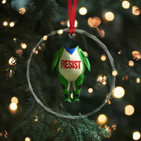Portland Frog Crystal Glass Ornament Funny Political Costume Protest Resist TS10