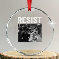 Portland Frog Protest Crystal Glass Ornament Funny Rebel Gift TS12