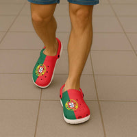 Portugal Clogs Shoes Flag Color Inspiration - Wonder Print Shop