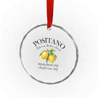 Positano Lemons Crystal Glass Ornament Fresh from the Amalfi Coast Italian Fruit - Wonder Print Shop