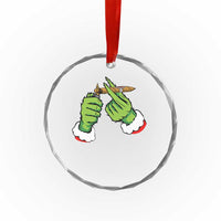 Pothead Xmas Crystal Glass Ornament Cannabis Weed Adult Christmas Party TS10