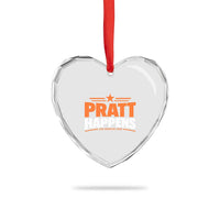 Pratt Happens Los Angeles 2026 Heart Crystal Glass Ornament Funny Political Patriotic LA City California Pride Leadership