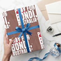 Pray for Bondi Australia Wrapping Paper Roll Memorial Unity and Support Tribute - Wonder Print Shop