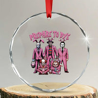 Prepare to Groovy Dye Funny Bunny Easter Crystal Glass Ornament Horror Dyeing Eggs TS02