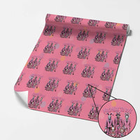Prepare to Groovy Dye Funny Bunny Easter Wrapping Paper Roll Horror Dyeing Eggs