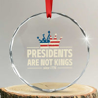 Presidents Are Not Kings Crystal Glass Ornament Since 1776 American Flag TS02