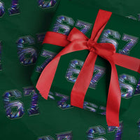 Prism Rainbow Effect Printed Wrapping Paper Roll Six Seven 67 Meme