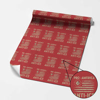 Pro American Anti Ice Wrapping Paper Roll Resist Protest Support Immigrants Refugee