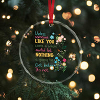 Protect Environment Crystal Glass Ornament Unless Someone Like You Cares A Whole Awful Lot TS02