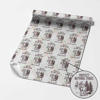 Protect National Parks Wrapping Paper Roll Support Parks Not Profits Deer - Wonder Print Shop