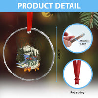 Protect Our National Parks Crystal Glass Ornament Wildlife Fishing Outdoor Adventure Retro TS02