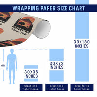 Protect Our National Parks Wrapping Paper Roll Bison Buffalo Vintage Graphic - Wonder Print Shop
