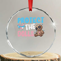 Protect The Dolls Crystal Glass Ornament Transgender Trans Pride TS10