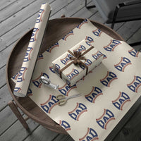 Proud Baseball Dad Wrapping Paper Roll Game Day Gift For Him