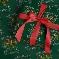 Proud Black Inventors Wrapping Paper Roll Black History Month African American Pride - Wonder Print Shop