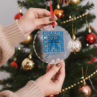 Proud Cheer Girl Crystal Glass Ornament Football Team Supporter Gift TS12