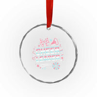Proud Cheerleader Team Crystal Glass Ornament Gift For Women Sports Fans TS12