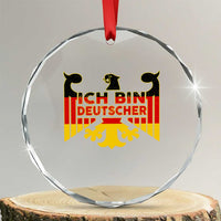 Proud Germany Crystal Glass Ornament Ich Bin Deutscher Bundesadler Coat of Arms TS11