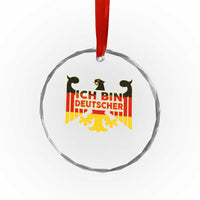 Proud Germany Crystal Glass Ornament Ich Bin Deutscher Bundesadler Coat of Arms - Wonder Print Shop