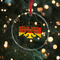 Proud Germany Crystal Glass Ornament Ich Bin Deutscher Bundesadler Coat of Arms - Wonder Print Shop