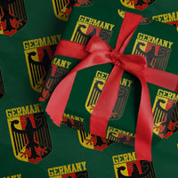 Proud Germany Wrapping Paper Roll Bundesadler Coat of Arms German Flag - Wonder Print Shop