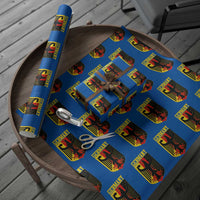 Proud Germany Wrapping Paper Roll Bundesadler Coat of Arms German Flag - Wonder Print Shop