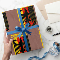 Proud Germany Wrapping Paper Roll Bundesadler Coat of Arms German Flag - Wonder Print Shop