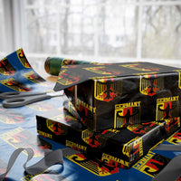 Proud Germany Wrapping Paper Roll Bundesadler Coat of Arms German Flag - Wonder Print Shop