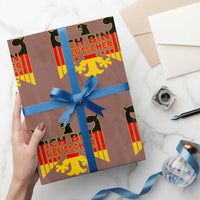 Proud Germany Wrapping Paper Roll Ich Bin Deutscher Bundesadler Coat of Arms - Wonder Print Shop