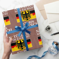 Proud Germany Wrapping Paper Roll Naturlich Habe Ich Recht Ich Bin Deutsch - Wonder Print Shop