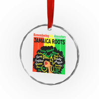 Proud Jamaican Afro Black Woman Crystal Glass Ornament Remembering My Ancestors Jamaica Pride - Wonder Print Shop