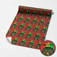 Proud Jamaican Afro Black Woman Wrapping Paper Roll Remembering My Ancestors Jamaica Pride - Wonder Print Shop