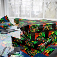 Proud Jamaican Afro Black Woman Wrapping Paper Roll Remembering My Ancestors Jamaica Pride - Wonder Print Shop